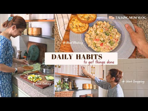 6 SIMPLE HABITS for Productive Day at Home🏡🧺 | Weekly Homemaking Routine| Micro Habits That Works