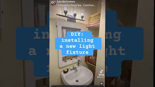 #diy #homeimprovementprojects #homeimprovement #lighting #cabin #bathroomrenovation