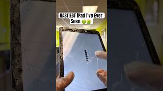 Deep Cleaning and Fixing NASTIEST iPad I’ve ever seen 🤮 #shorts