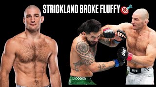 Sean Strickland Breaks Anthony Hernandez At UFC Houston
