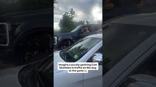 Giants Fans Spot Cam Skattebo on His Way to the Game 😂