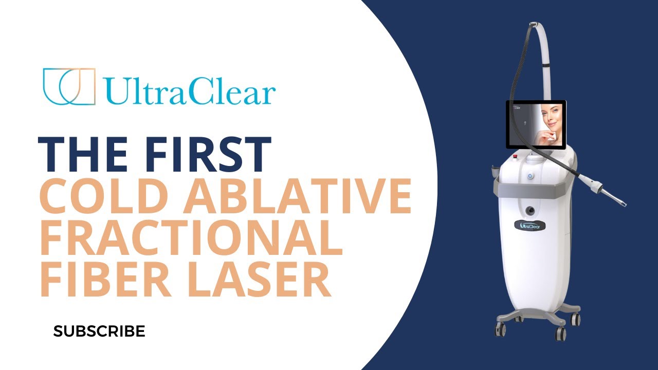 Cold ablative fractional fiber laser machine illustration