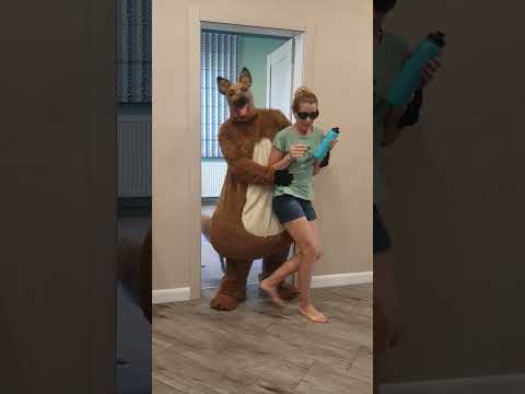Tanya listens to fat dog barking, comedy video