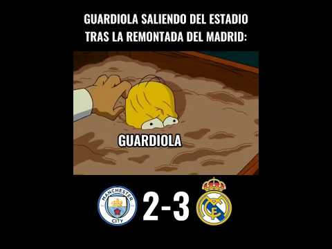 EL CITY PIERDE DE FORMA INCREIBLE CON EL REAL MADRID🤯 #youtubeshorts #shorts