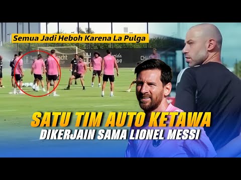 Buat HEBOH Squad Mascherano!! Aksi NAKAL Leo Messi Saat PERMAINKAN Pemain Intermiami