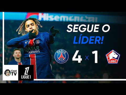 MELHORES MOMENTOS: PSG 4 X 1 LILLE | RODADA 24 | LIGUE 1 2024/25