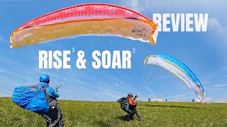 Paragliding Review: AirDesign RISE 5 & SOAR 2