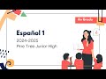Exploring the Spanish 1 Syllabus