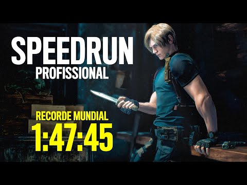 Como ser MUITO RÁPIDO no RESIDENT EVIL 4 REMAKE - Zerando no PRO em 1:47:45 | Record Mundial React!