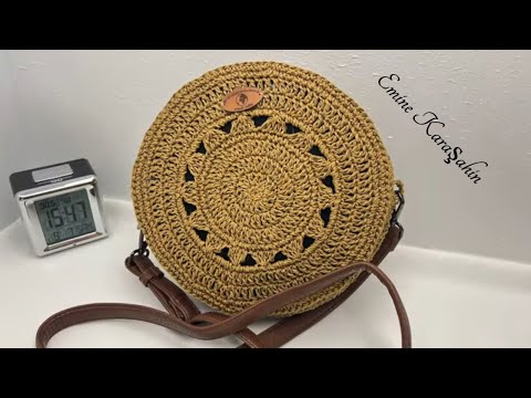 BAG HANDLE CROCHET /YUVARLAK ÇANTA YAPIMI