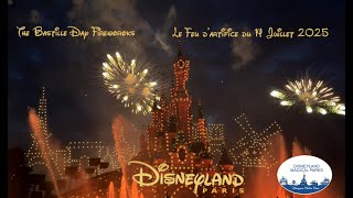 The Bastille Day Fireworks / Feu d'artifice du 14 Juillet 2025 Disneyland Paris