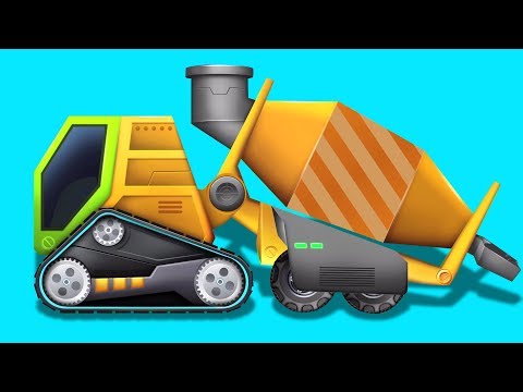 Betoneira | futura carro garagem | cimento Caminhão para crianças | Concrete Mixer | Car Garage