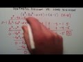 Comparing Synthetic and Long Division Methods