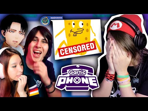DIBUJANDO COCHINADAS CON MIS AMIGOS - GARTIC PHONE #1 - MR. PHILLIP