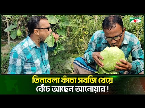 ১০ বছর ধরে কাঁচা সবজি খেয়ে বেঁচে আছেন আনোয়ার সিরাজী | Channel i Tv