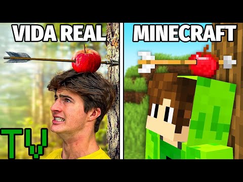 RECRIEI HABILIDADES DA VIDA REAL NO MINECRAFT