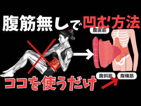 【お腹出てる人ほど凹む】腹筋1万回よりお腹が簡単に凹む腹横筋運動