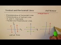 Vertical and Horizontal Lines Concepts