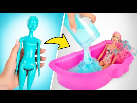 Trải Nghiệm Đập Hộp Đỉnh Cao! Búp Bê Barbie Bật Mí Màu Sắc Với Bọt