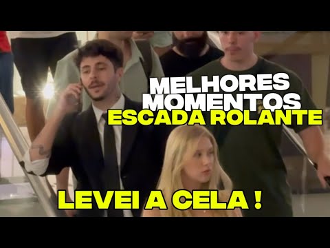 LEVEI FAMOSOS PARA ESCADA ROLANTE - MELHORES MOMENTOS • PARTE 02: