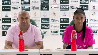 Rueda de prensa de Internacional FC femenino tras su partido con Cali