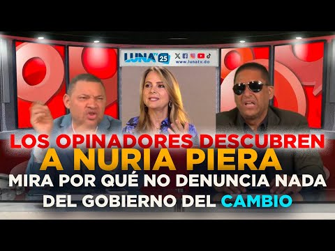 Los Opinadores dejan al descubierto a NURIA PIERA, mira por qué ella no denuncia nada del gobierno