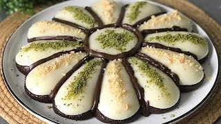 SÜT VE İRMİK VARSA 5 DAKİKADA TATLIN HAZIR ❗️BUZ GİBİ YAZ TATLISI #sütlütatlı