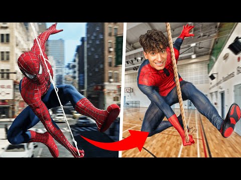 SPIDER-MAN TRICKS in Reallife (mit Kuss & Bestrafung 😂)