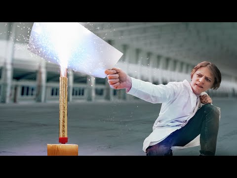 Холодный огонь против бумаги