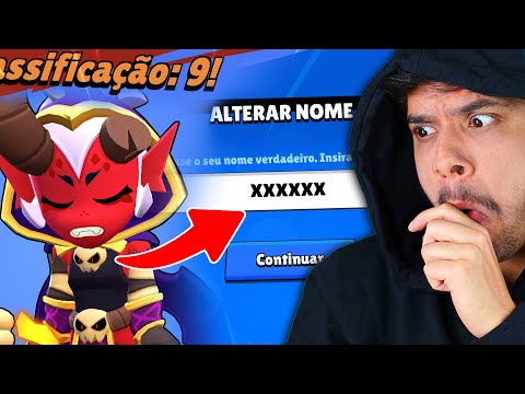 SE EU PERDER ESSA PARTIDA VOCÊ ESCOLHE MEU NOVO NOME! BRAWL STARS 😳