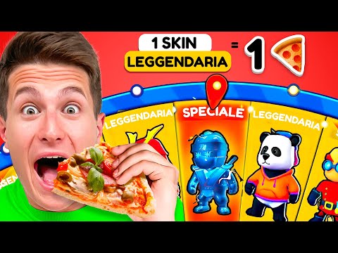 OGNI SKIN SPECIALE TROVATA MANGIO UNA PIZZA SU STUMBLE GUYS!🍕