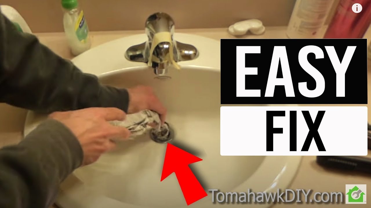 How To Fix A Clogged Bathroom Sink Drain