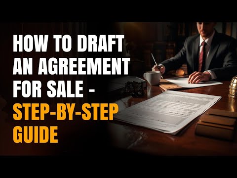 How to draft an agreement for sale
