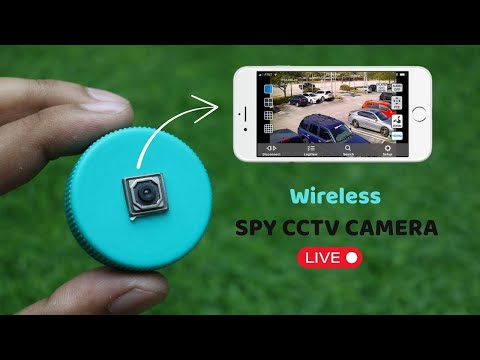 How To Make Mini Wireless Spy Cctv Camera - With Old Mobile Camera