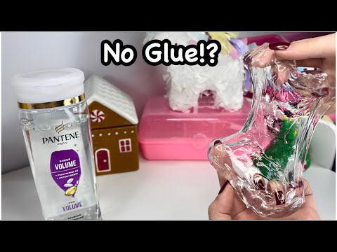 No Glue Clear Slime!? 🫧🤍 How To Make No Glue Clear Slime!!