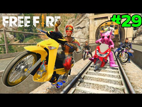 Free Fire หนังสั้น ยอดนักซิ่ง แข่งมอไซค์แว๊น หนีตายสุดมันส์ EP29 | GTA V Mod