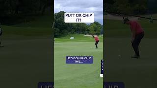 Would you take a DIVOT on the green? 😳