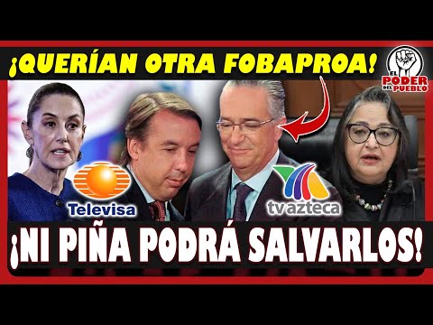 ¡JUSTICIA DIVINA! PRESIDENTA BATEA A SALINAS PLIEGO Y A AZCÁRRAGA, TUMBA SUS ACUERDOS CON NORMA PIÑA