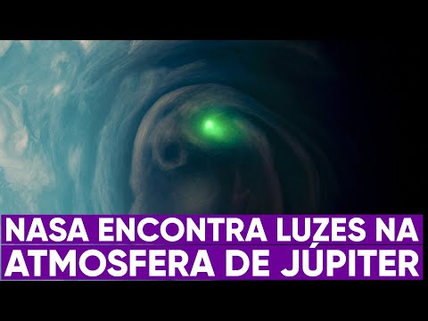 Sonda registra luzes na noite de Júpiter