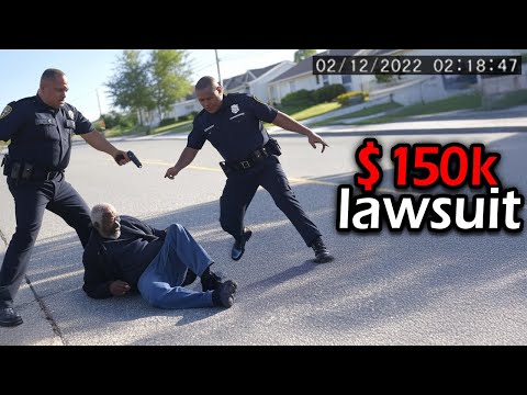 Cop Kneels, Tases, and BEATS UP Helpless Man | $150K SETTLEMENT!