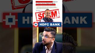 Bribe & Forgery Allegations on HDFC Bank CEO? Truth About Sashidhar Jagdishan!