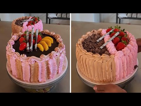 Como decorar tortas de fresas con chocolate y frutas