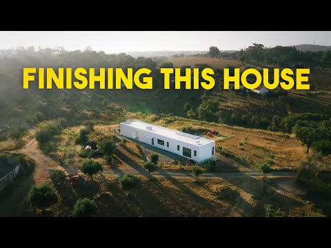 BUILDING OUR HOUSE - Ready to Move in, Polished Concrete Floor, New Office Set Up & House Tour