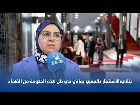 بناني..الاستثمار بالمغرب يعاني في ظل هذه الحكومة من الفساد