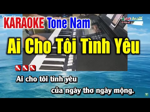 Liên Khúc Ai Cho Tôi Tình Yêu Karaoke Tông Nam – Karaoke Nhạc Sống Thanh Ngân 2022