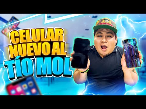 CELULAR NUEVO PARA EL TIO MOL 🎁😍