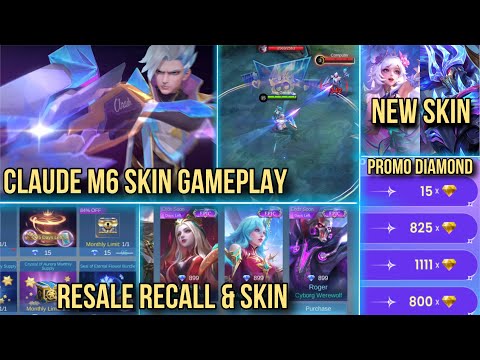 Promo Dia နဲ့ ဝယ်လို့ရမဲ့အရာများ 1600 Promo Dia M6 Skin Effect Skin အသစ် Update အသစ်အကြောင်းများ 🤩