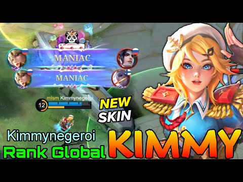 2x MANIAC! High Seas Cadet Kimmy New ELITE Skin - Top Global Kimmy by Kimmynegeroi - Mobile Legends