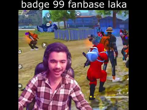 laka gamer x badge 99 fan meetup on ranked🥰 #lakagaming #viral #freefireshorts