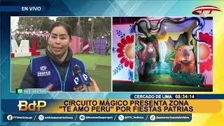 ¿No tienes planes? Circuito Mágico del Agua presenta zona “Te amo Perú” por Fiestas Patrias